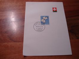 PTT-Blättli 1956, 40 Rp Juventutemarke, o Zürich Höngg