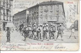 Alte Postkarte Milano 1906