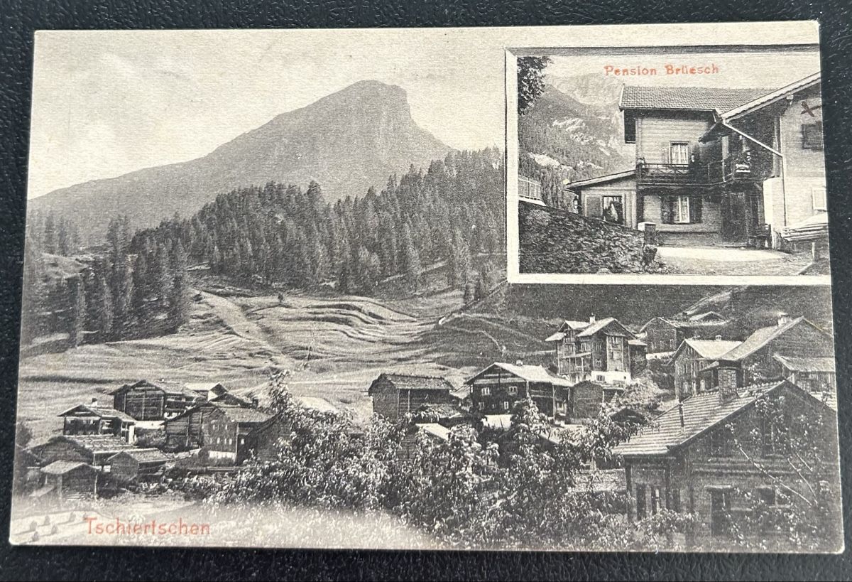 Cartoline postali: AK Tschiertschen 1909 – Usato da Horw venduto da Tellbub