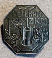 Anstecknadel Veteran Z.K.M. Silber 925