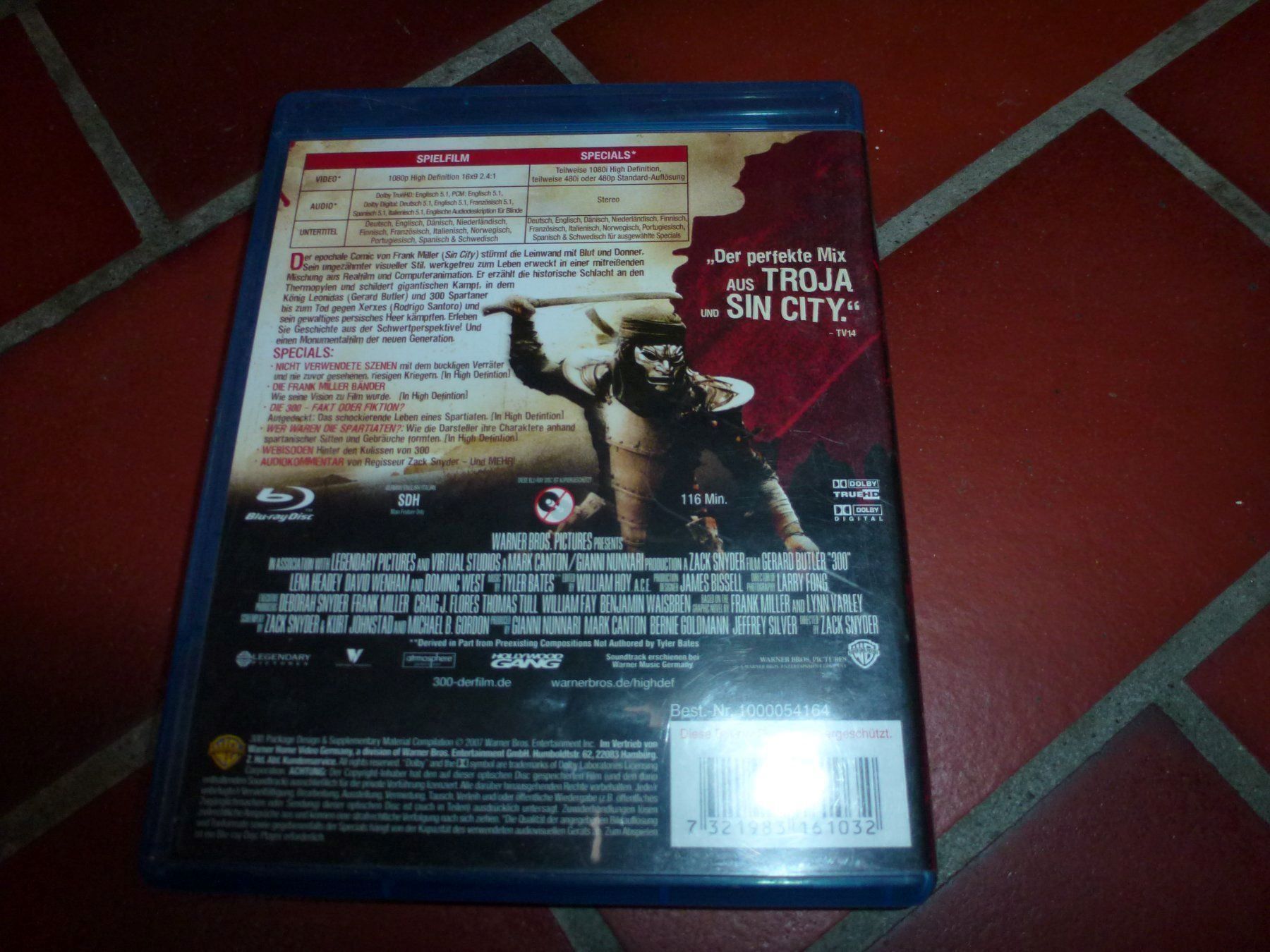 Tutti i DVDs: 300 (BLU-RAY) – Usato da Olten venduto da Disc-Verkauf 2