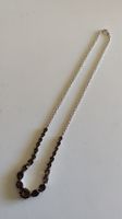 Halskette Silber 925 mit Rauchquarz, (2WA6)