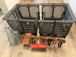 WWE Wrestling Ring mit Figuren und Zubehör 