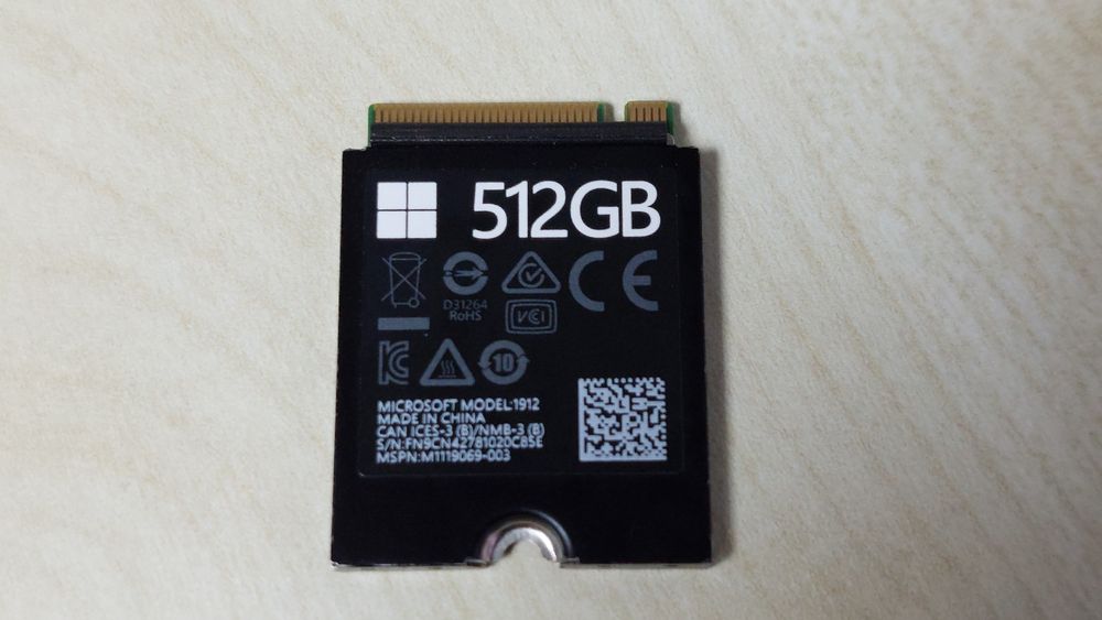 Microsoft SSD (rSSD) 512GB Model 1912 (Gebraucht) in Menziken für CHF ...