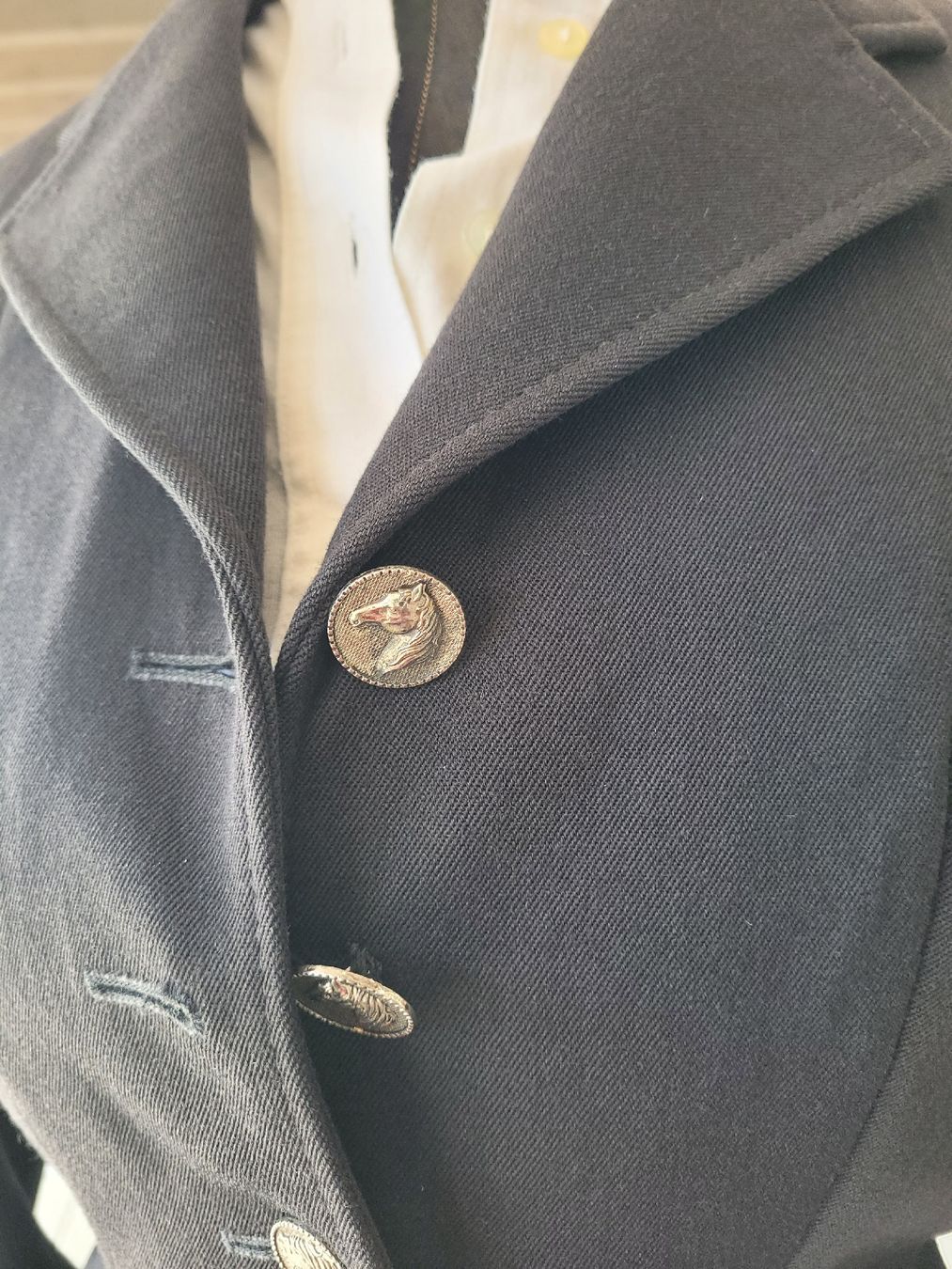 Giacche: Reitbekleidung Turnierjacket Grösse 38 mit rotem Innenfutter – Usato da Tegerfelden venduto da Tiggerfreund 1