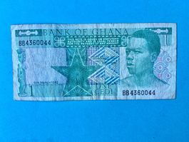 GHANA - One Cedi 6th March 1982