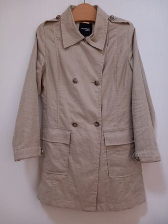 Jacke,Trenchcoat,38, beige100% Leinen, Futter BW, neuwertig