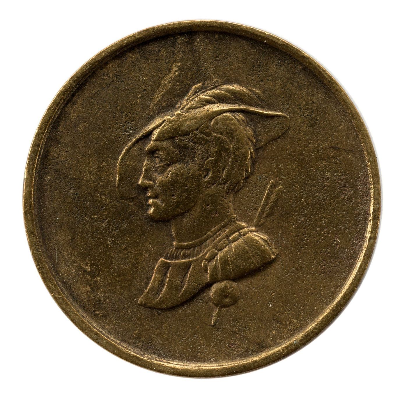 Medaglie: Jeton Rechen Pfennig M.F.J. um 1900 – Usato da Rotkreuz venduto da Swiss-Coins 1