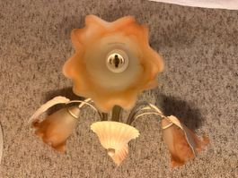 Deckenlampe Blumenform 3- flammig gebraucht