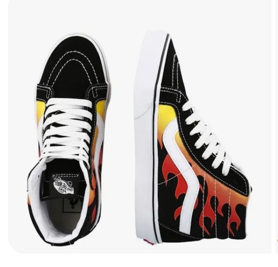Vans Herrenschuhe: Vans High Top, Flames – Gebraucht aus Uerikon von pink_flamingo