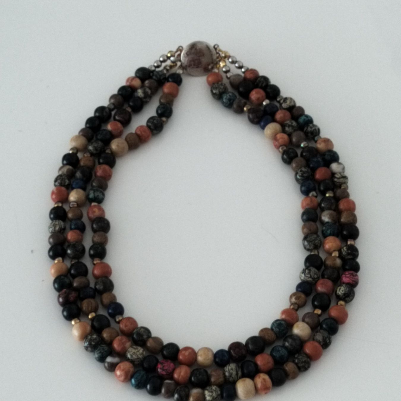 Catenine: Tigerauge Kette / Collier Oeil de tigre – Usato da Basel venduto da Meda.moja 2