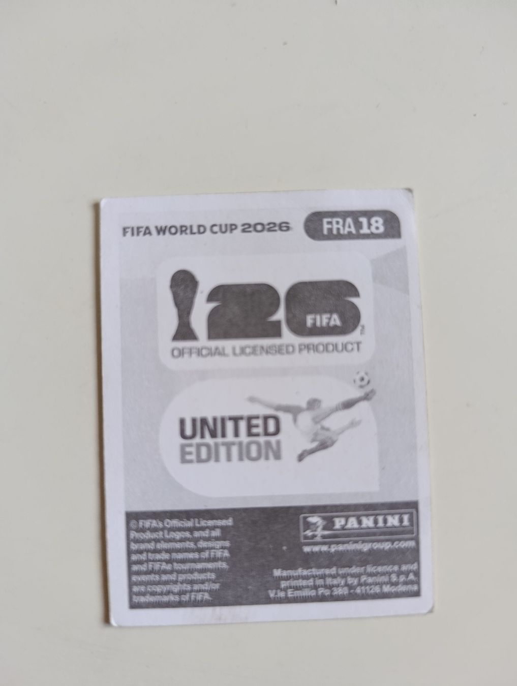 Panini Cartes à collectionner: Panini World Cup 2026 FRA 18 Coman – Neuf (Voir description) à Lavey-Village par pas_7xd2 1