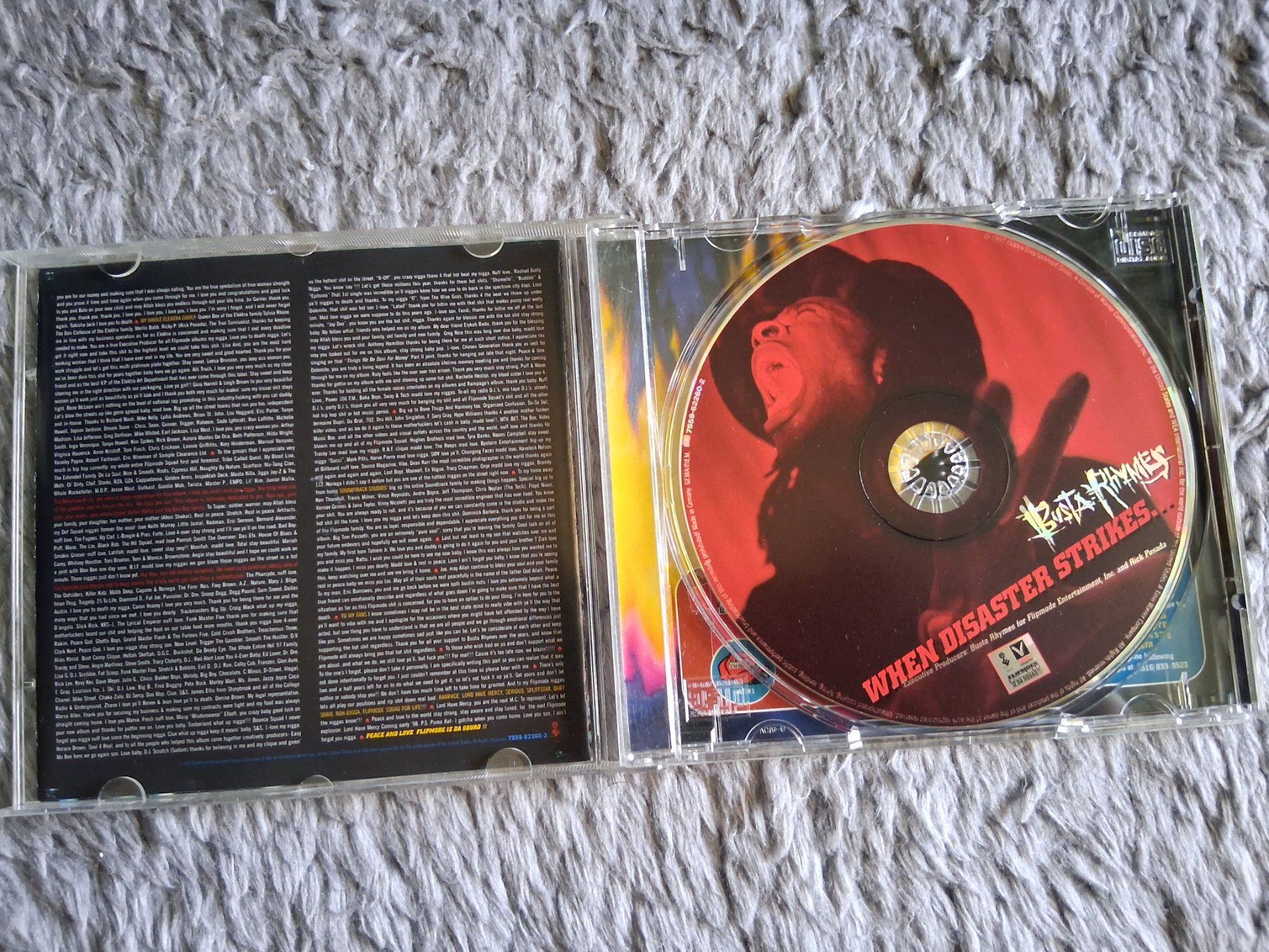 CD: BUSTA RHYMES     WHEN DISASTER STRIKES......         CD – Usato da Wetzikon ZH venduto da Ramones01 2