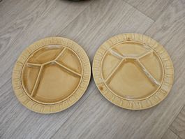 Assiette Sarreguemines Vintage, pour fondue chinoise