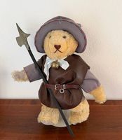BEA-Toys Mutzli Mohair Bär Hellebardier mit Ständer