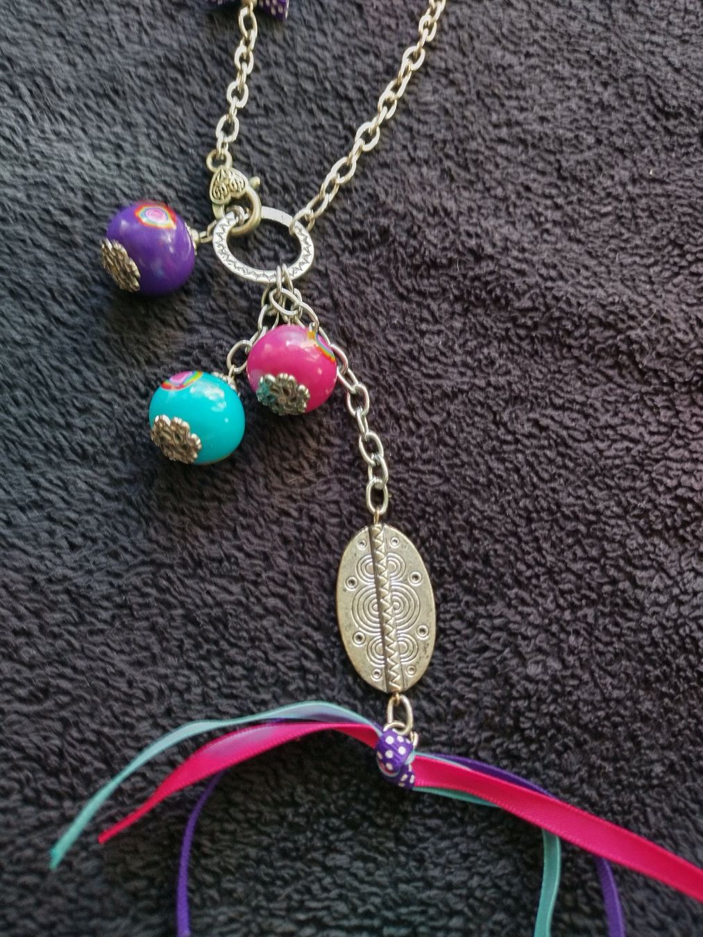 Catenine: Collier sautoir breloque Miss Tramgram – Usato da Mühleberg venduto da Eliboub 2