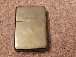 Zippo en laiton massif vintage 1986 - Solid Brass