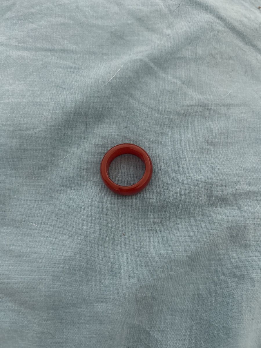 Anelli: Modischer, roter Ring, Grösse ca. 54 – Usato da Langnau im Emmental venduto da Iriss