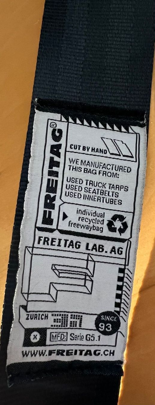 Freitag Borse: Freitag Tasche Weiss – Usato da Cham venduto da Tibner 4