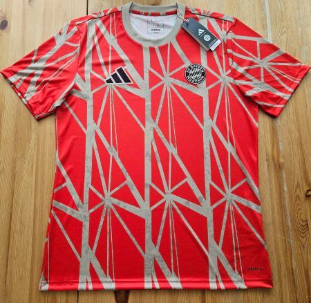 FC Bayern München Einlaufshirt NEU adidas Gr. L FCB Trikot