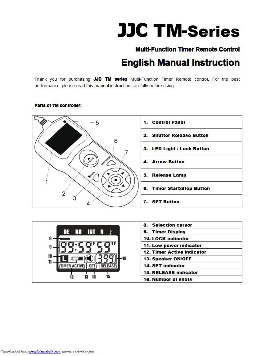 Fotocamera: jjc tm series timer remote switch Timer-Fernbedienung – Nuovo (secondo la descrizione) da Suberg venduto da Lovelyfashion 4