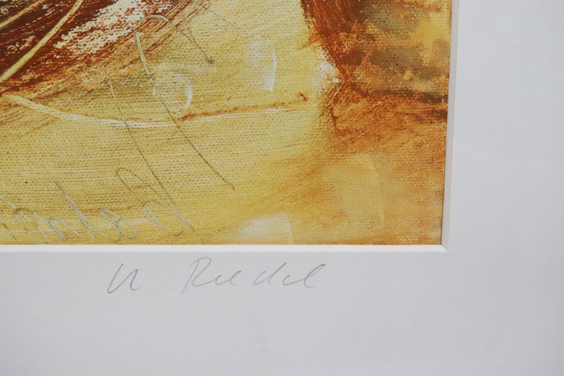 Grafica & Litografie: Katharina Riedel (1940), Kunstdruck "Sturm", handsigniert – Usato da Zug venduto da Kunst-Fundgrube 3
