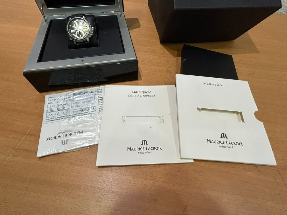 Maurice Lacroix Orologi: maurice lacroix masterpiece lune retrograde full set – Usato da Rothrist venduto da wiggertal-auktionen 2