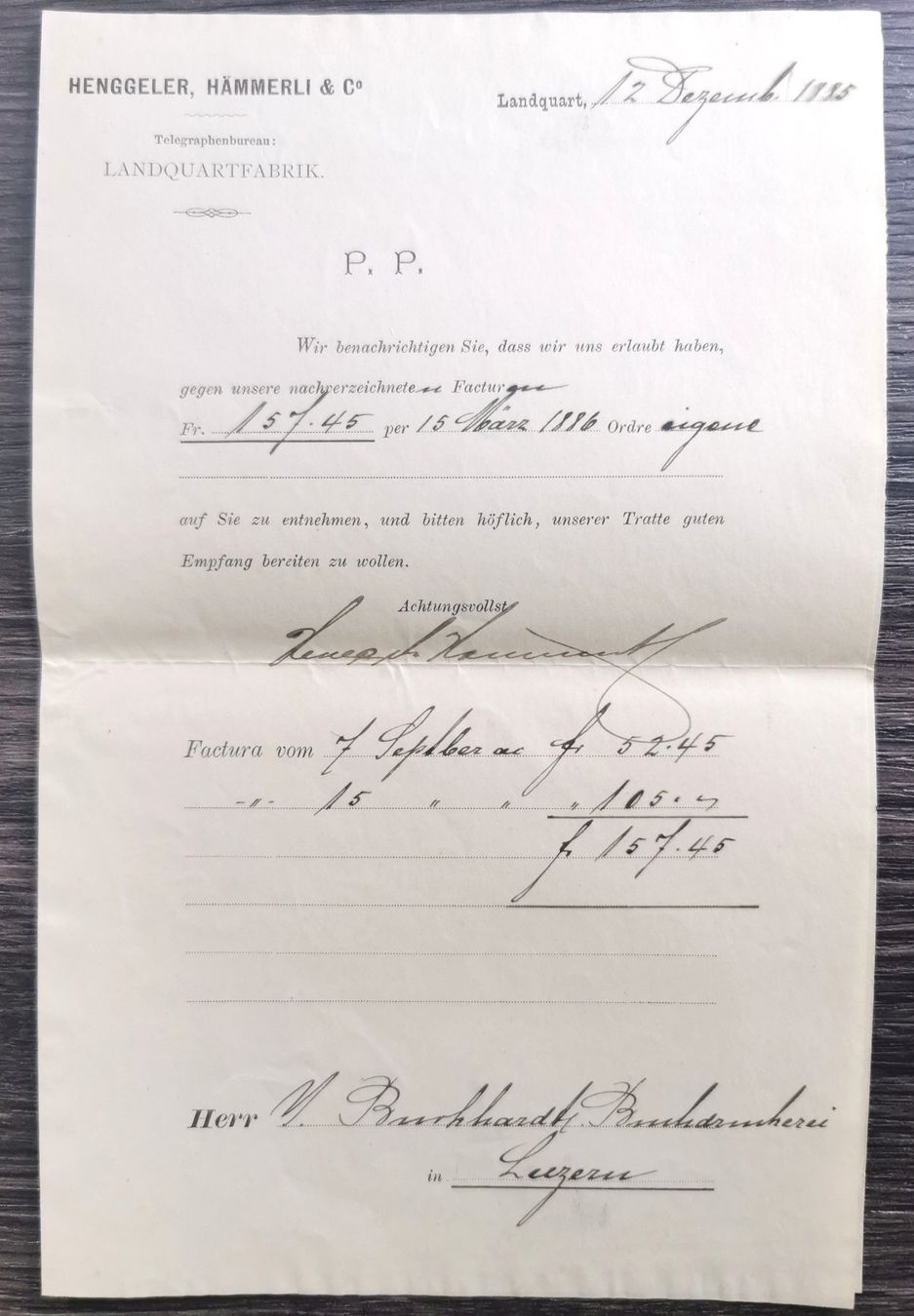 Tutti i francobolli: TR14 Superbe enveloppe avec les documents originaux 1885 – Usato da Cousset venduto da Patrick_Collections 6