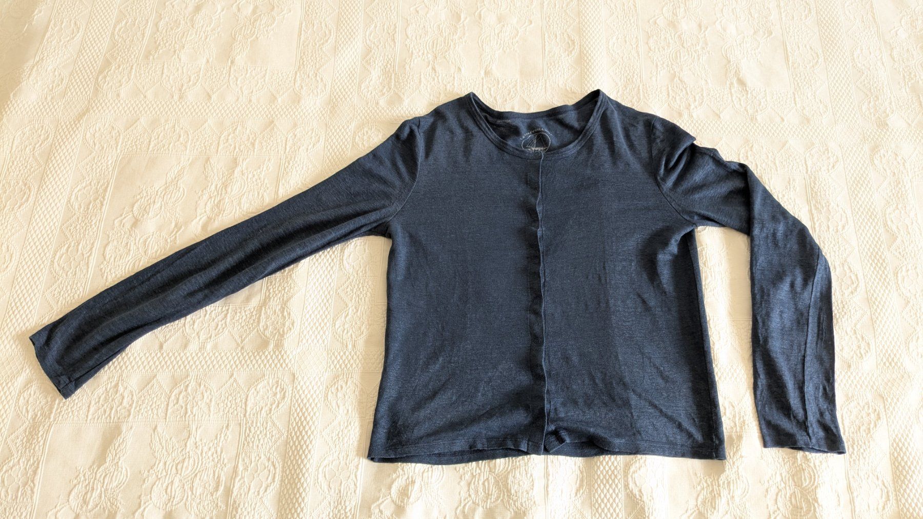 Petit Bateau T-shirt: Petit Bateau Leinen-Jäckchen Gr. L – Usato da Adliswil venduto da bibuubib