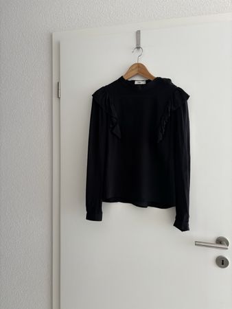 Closed Seiden-Bluse schwarz 🖤
