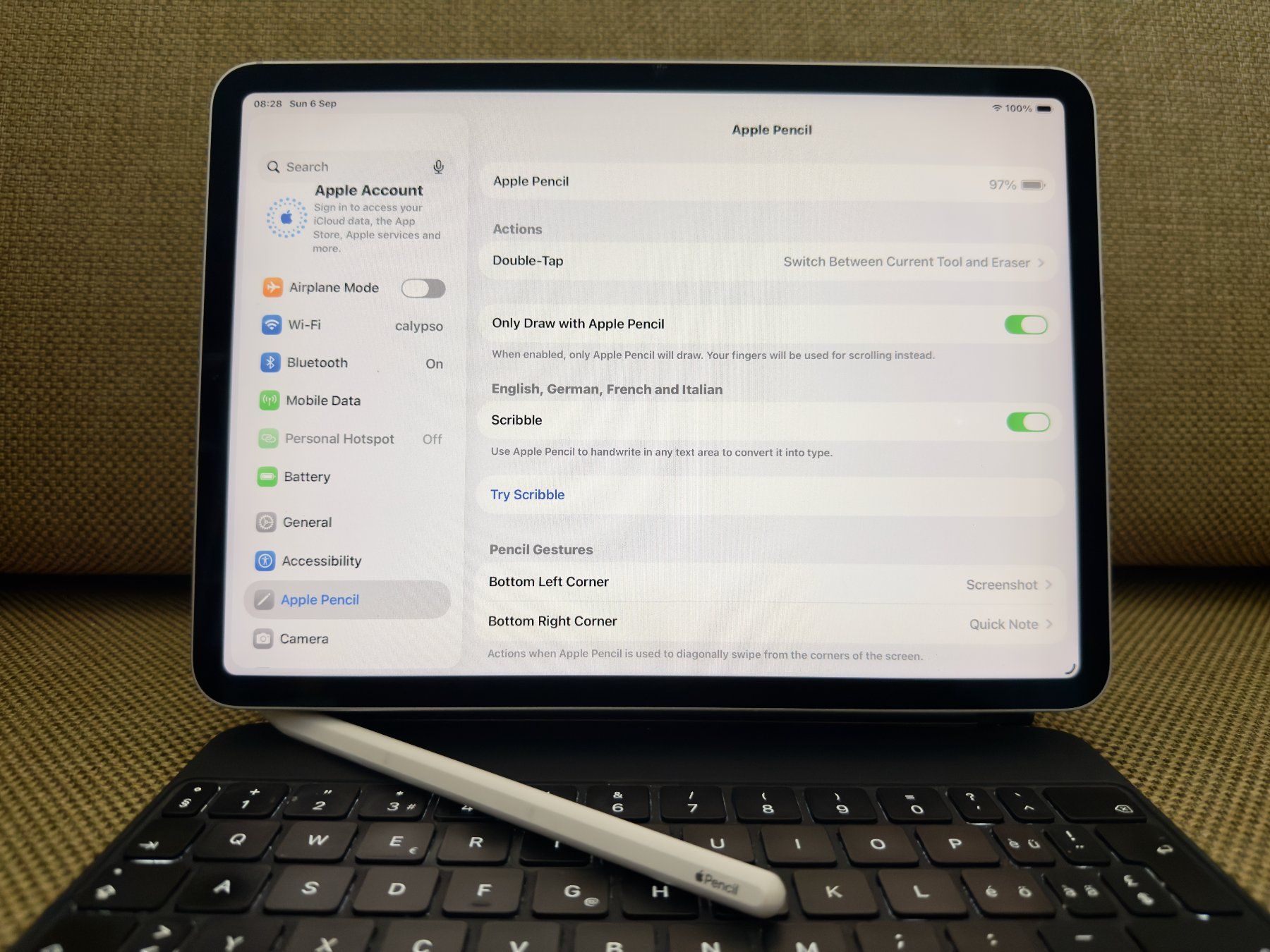 Apple Tablet PC: iPad Pro 11" 256GB,+ celluar + Apple Pencil + magic keyboard – Usato da BULLE venduto da Allfaws 5