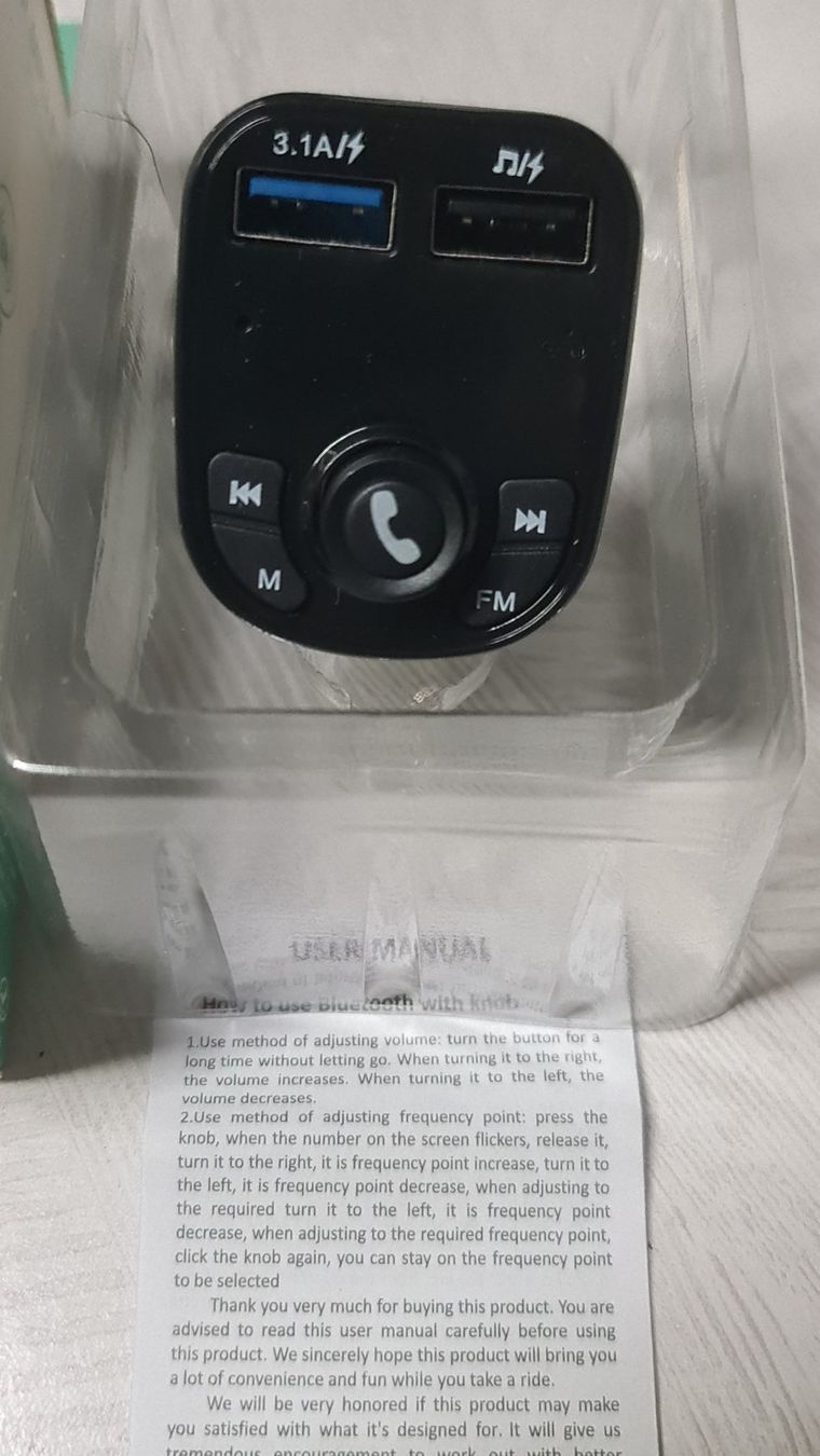Lettore multimediale & Streamer: FM Transmitter MP3 2XUSB – Nuovo e nell'imballaggio originale da Uerkheim venduto da Justi.y 4