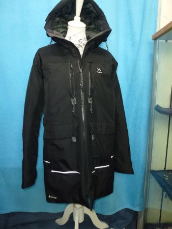 HAGLÖFS JACKE LONGJACKE DAUNEN GR S SCHWARZ OUTDOOR MANTEL
