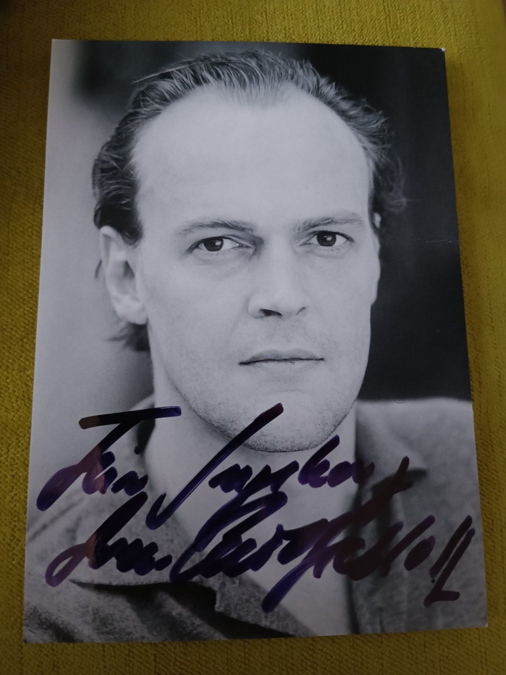 Autografi: Sven-Eric Bechtolf - handsigniert – Usato da Menziken venduto da Autogramme