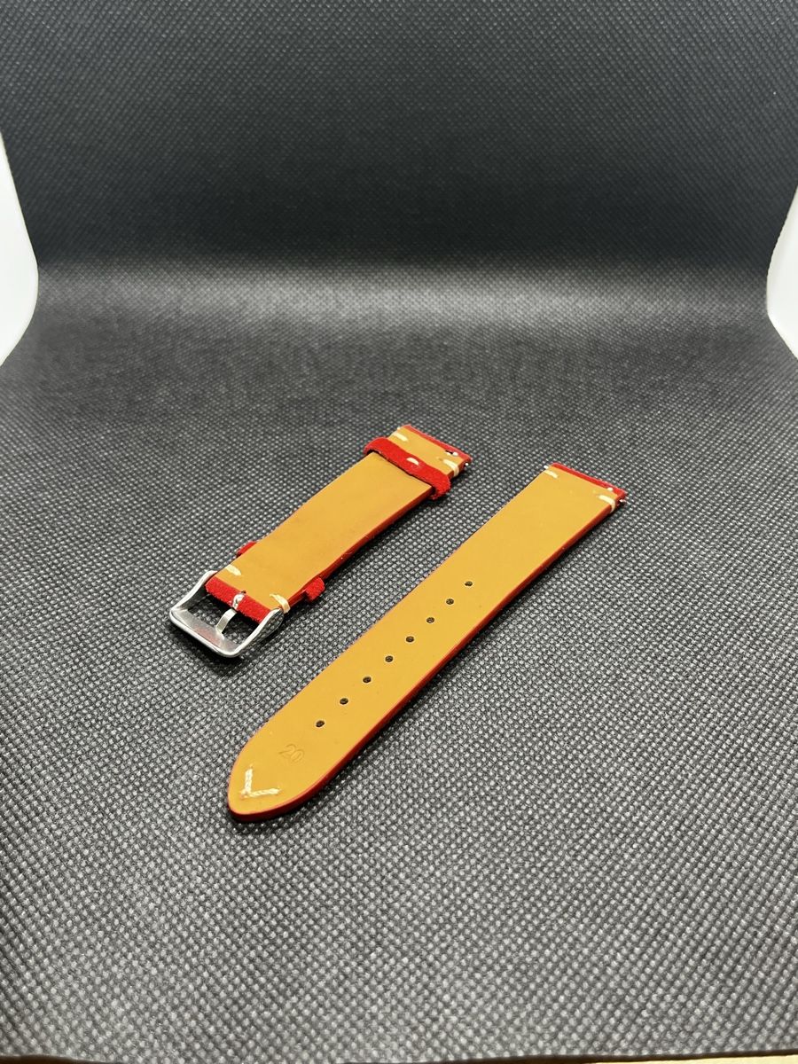 Bracciali & Braccialetti: Cinturino in pelle scamosciata – Nuovo (secondo la descrizione) da Pregassona venduto da TheWatchClub 1
