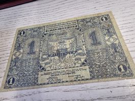 1 Perper 1912 Montenegro Banknote guter Zustand