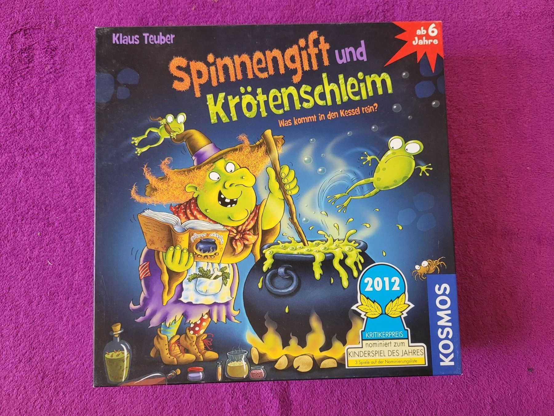 Kosmos Giochi: Kosmos Spiel - Spinnengift und Krötenschleim – Usato da Müllheim Dorf venduto da Seeeule01