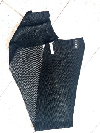 Schal schwarz Silber LIUJo neu