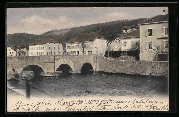 Cartes postales: AK Travers, Le Pont, 1907 – D'occasion à Berlin par bartko-reher