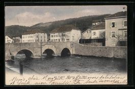 AK Travers, Le Pont, 1907