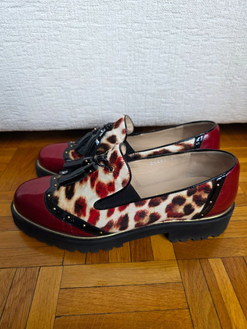 Scarpe da donna: Chaussures originales léopard bordeaux – Usato da Vevey venduto da Renka2011 1