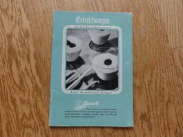 Bedienungsanleitung Bosch Kühlschrank, Antiquariat, Rezepte