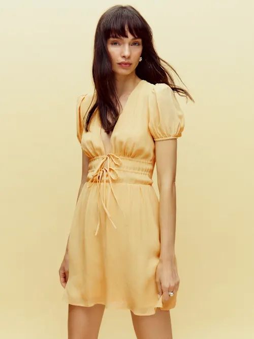 Reformation Vestiti: reformation kleid gelb – Usato da Zürich venduto da M500ZH