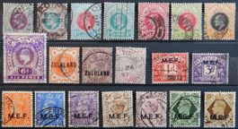 British Kolonien Lot mit alten Werten II