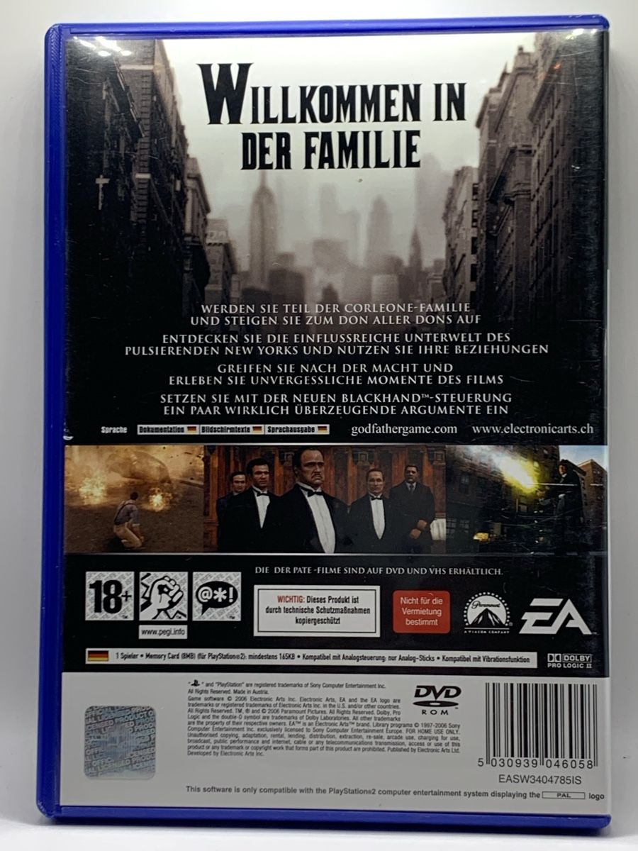 Sony Giochi: PlayStation 2 - Der Pate  – Usato da Ostermundigen venduto da RG-Collector 1