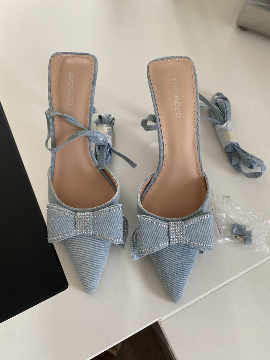 Scarpe da donna: Even&Odd Denim High Heels, Gr. 37, Neu! – Nuovo e nell'imballaggio originale da Jona venduto da Prada1969 1