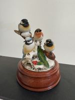 Arleigh Elliott Spieluhr Vogelwelt im Winterzauber Holz