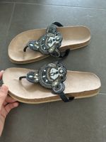 Sandalen mit Perlen Grösse 39 gebraucht