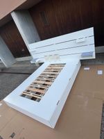 Bettgestell IKEA Nordli mit Kopfteil weiss guter Zustand