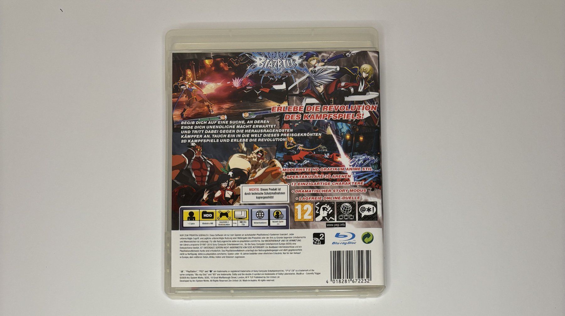 Spiele: PS3 - BlazBlue: Calamity Trigger – Gebraucht aus Allschwil von Bullach 2